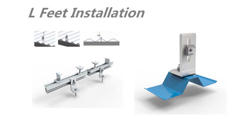 solar panel roof rack mount