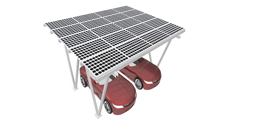 solar carport mounting structures