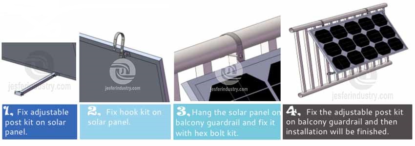 Solar Adjustable Angle for Balcony