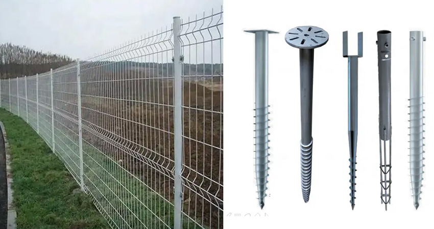 diy metal fence post