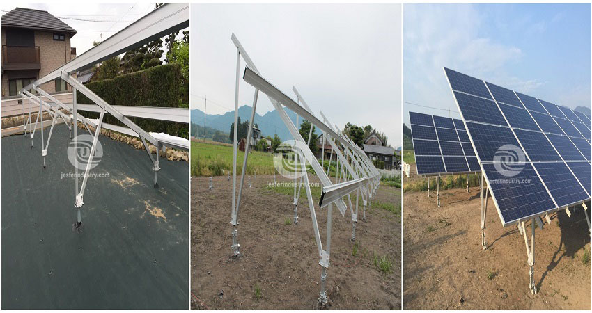 Micronesia solar mounting frame