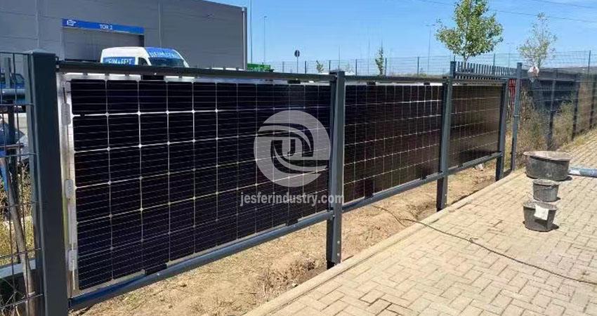solar wall fence mounting kit