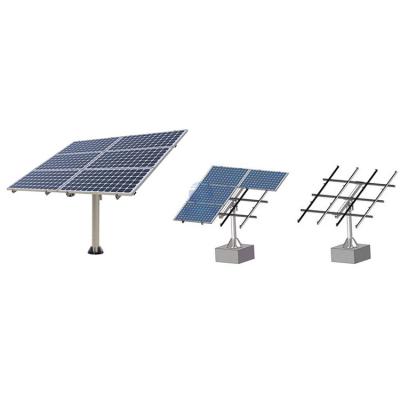 6pcs Solar Modules Ground Pole Mounting System
