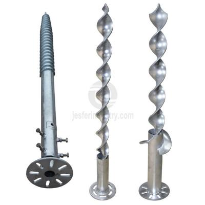 Helical Piles Ground Screw Foundation for Fence