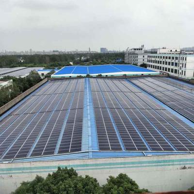photovoltaic cell roof structure