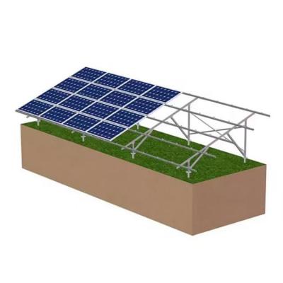 PV Aluminium Ground Brackets For Solar Panel Installation
