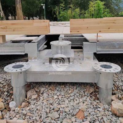Ground Cap Pile  Footing Plate With Micro Pile
