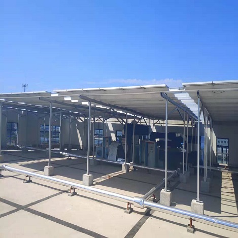50KW Solar Flat Roof Mounting System  